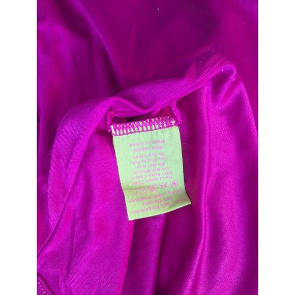 Cult Gaia Bratz RARE Sz M KUMI Cutout Hot Pink Raspberry Midi Dress - Picture 7 of 8